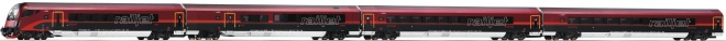 Set of 4 Passenger cars Railjet with Digital LED interrior lights<br /><a href='images/pictures/Roco/64089.jpg' target='_blank'>Full size image</a>